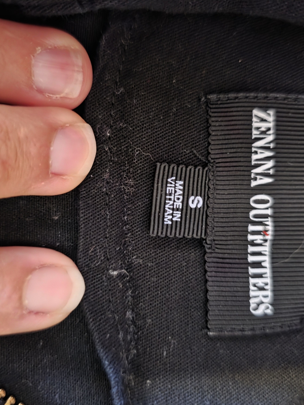 Zenana Outfitters Black Hooded Utility Vest - Picture 3 of 3